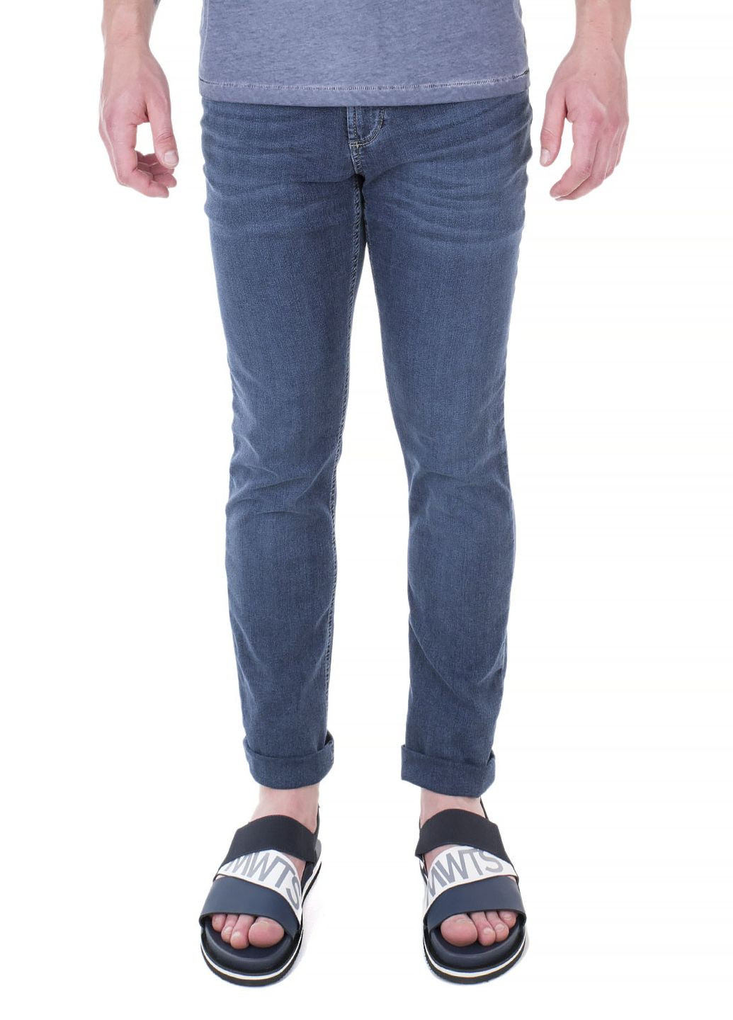 Синие летние джинсы Gardeur