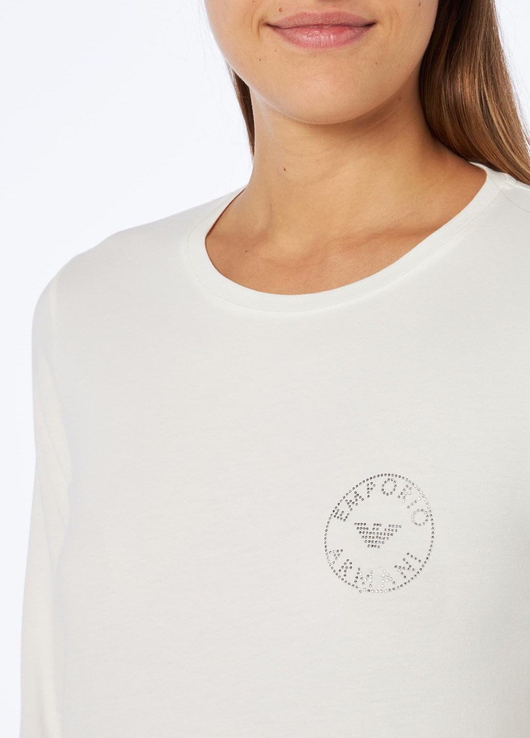 Молочная всесезон пижама (лонгслив, брюки) лонгслив + брюки Emporio Armani