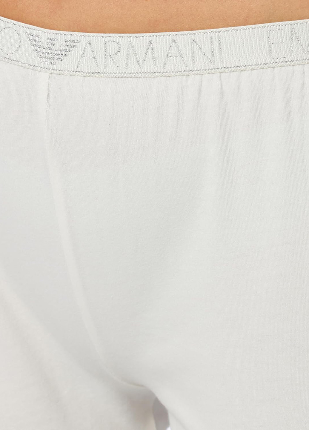 Молочная всесезон пижама (лонгслив, брюки) лонгслив + брюки Emporio Armani