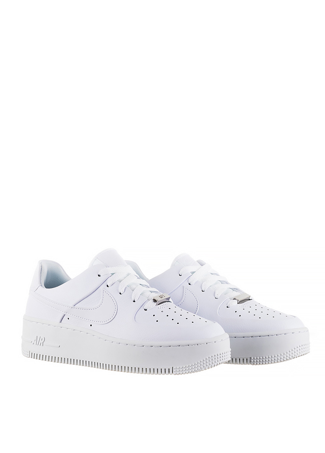 Кроссовки AR5339-100 Nike W Air Force 1 Sage Low белые демисезоны (314148178)