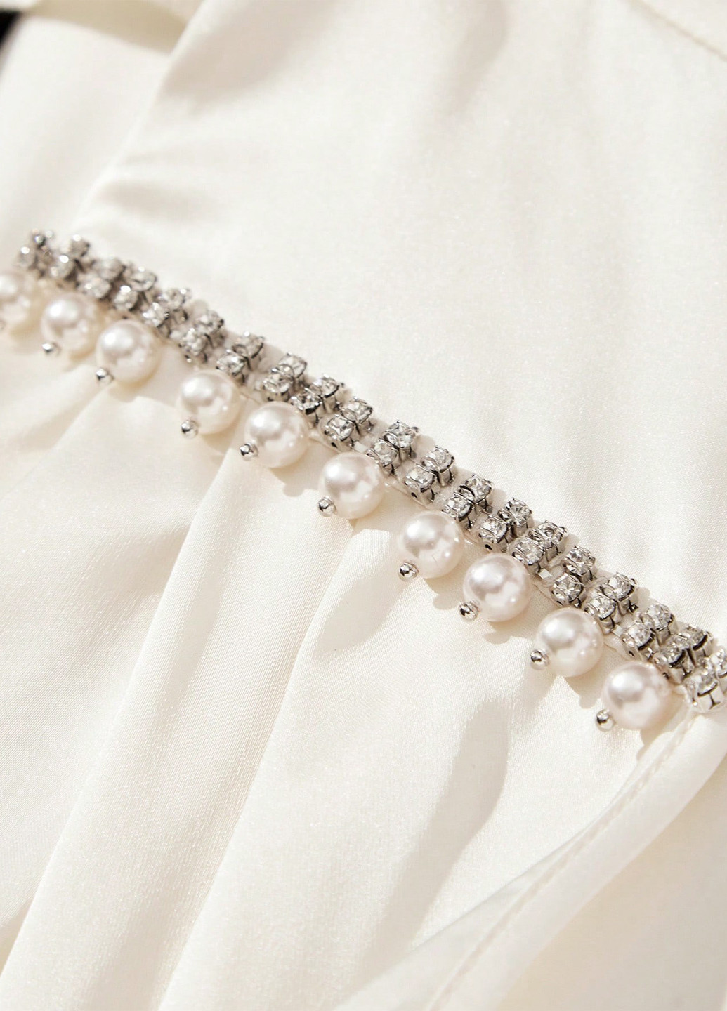 Айвори блуза SHEIN