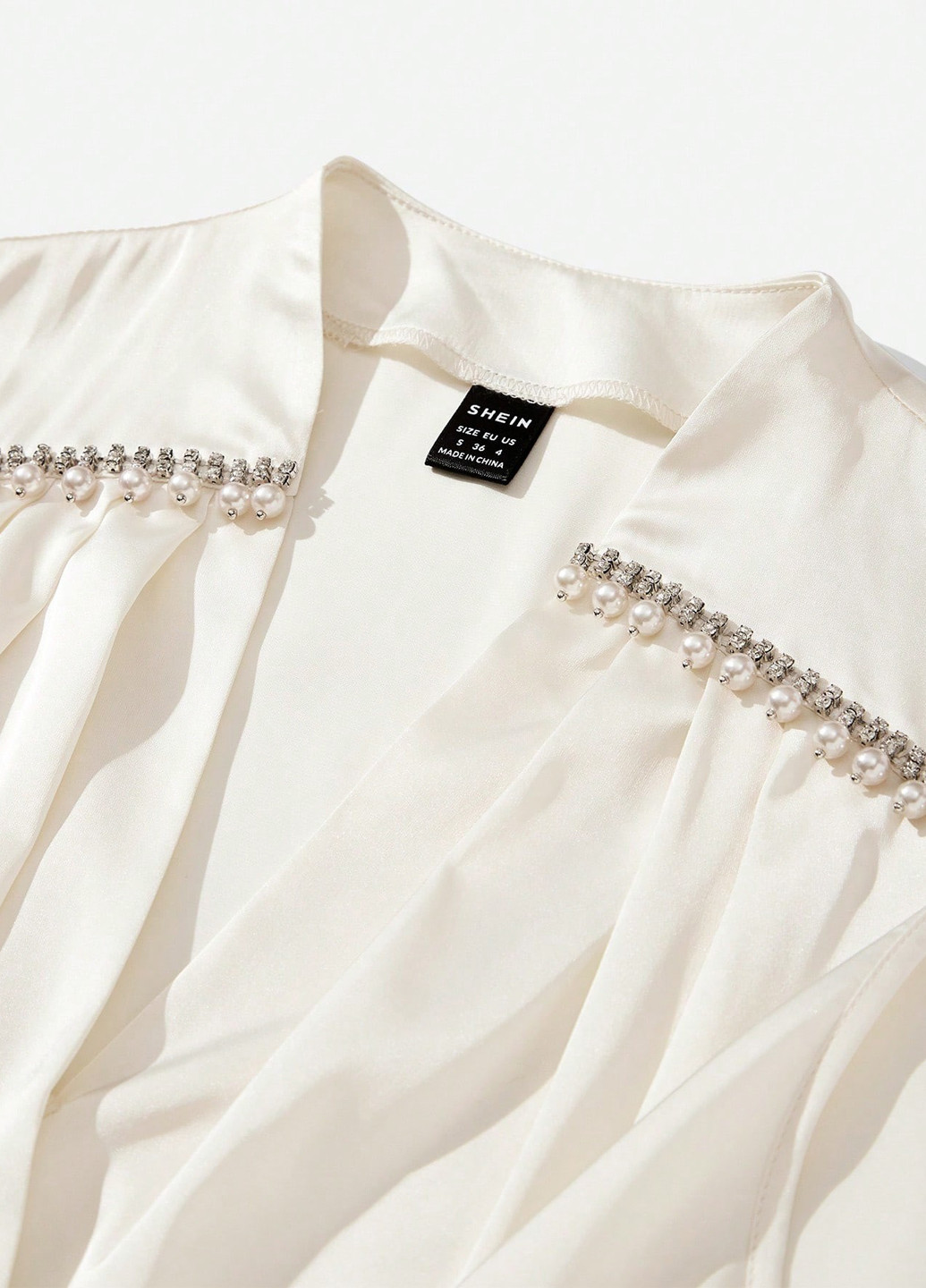 Айвори блуза SHEIN