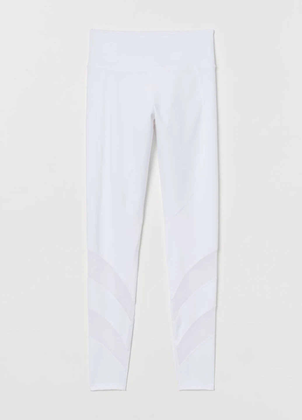 Белые демисезонные леггинсы H&M