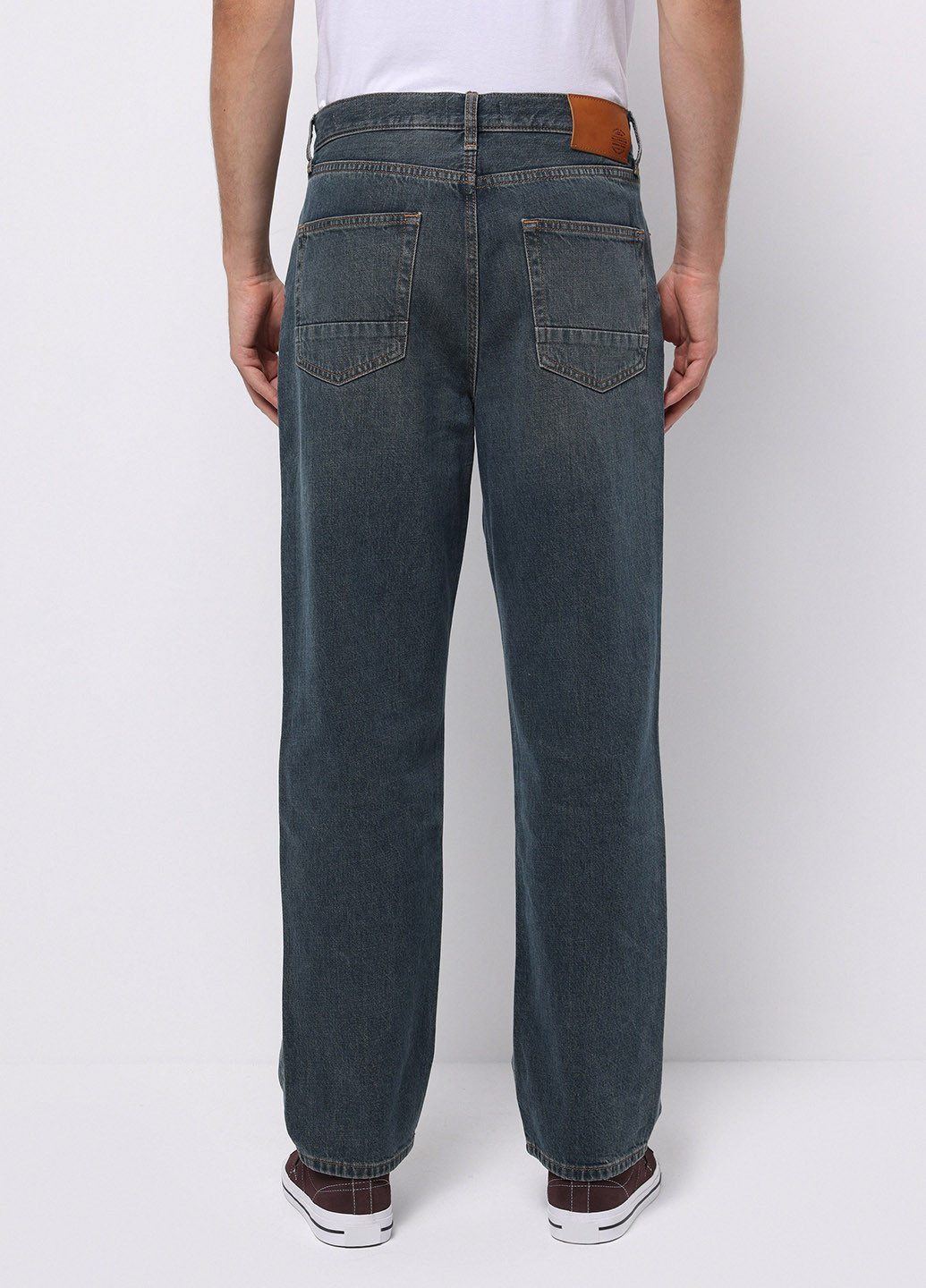 Темно-синие демисезонные прямые джинсы Colin's