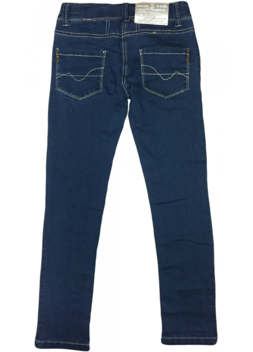 Синие демисезонные прямые джинсы B-Karo