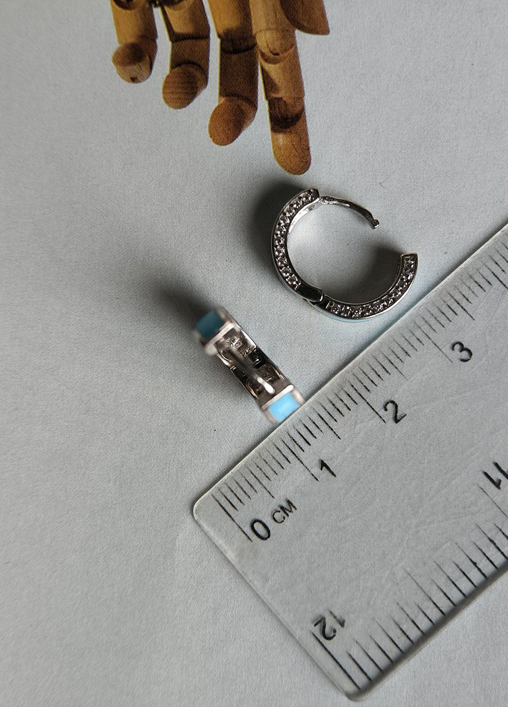 Серьги Silver Flame (350941509)