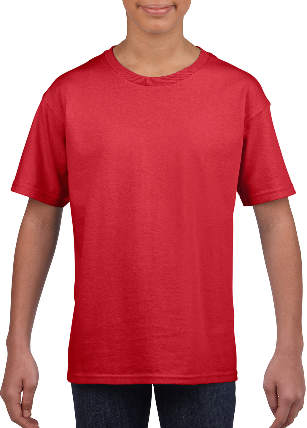 Червона літня футболка з коротким рукавом Gildan