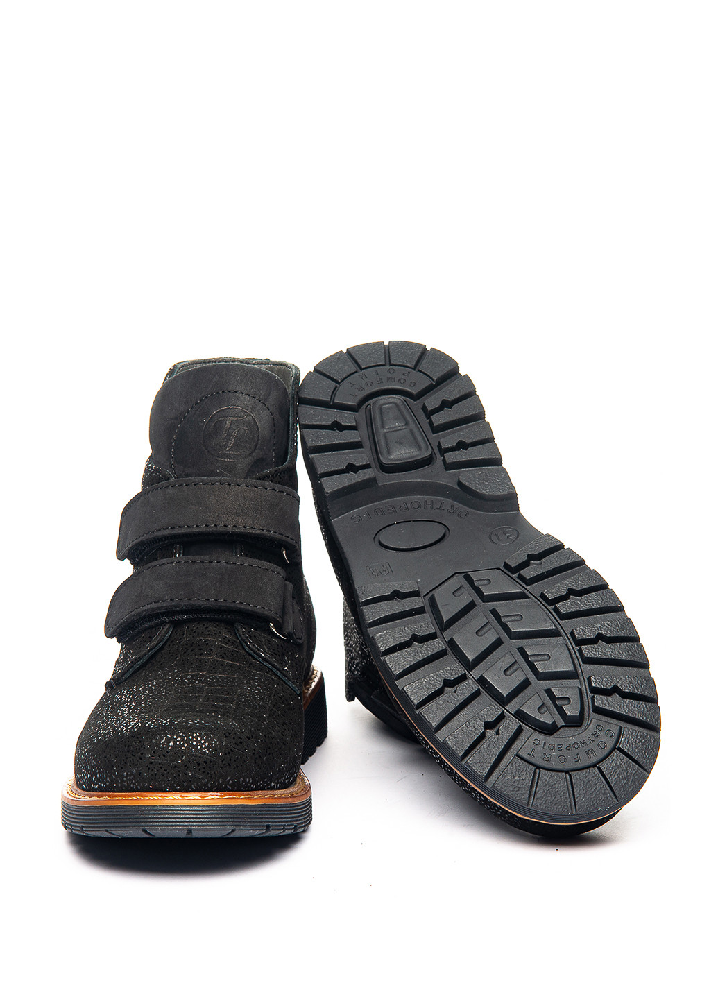 Черные кэжуал осенние ботинки Theo Leo