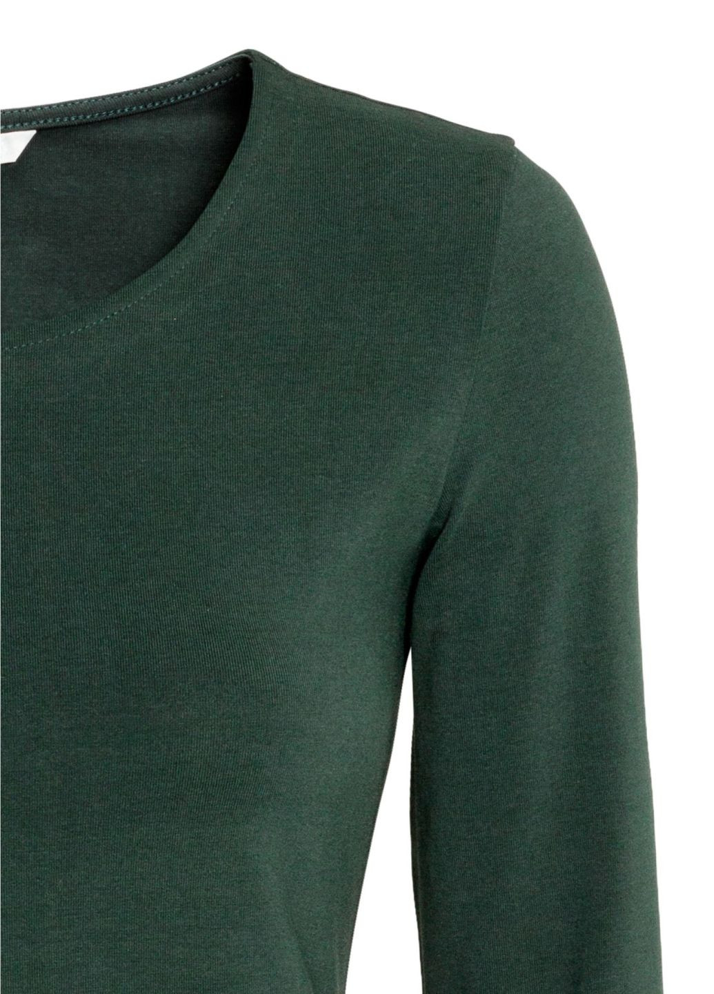 Темно-зелена кежуал сукня футляр H&M однотонна