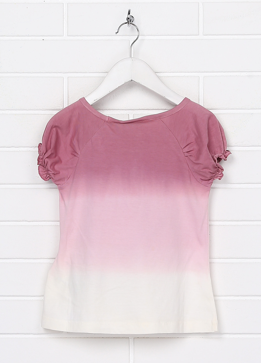 Розовая летняя футболка с коротким рукавом Geox