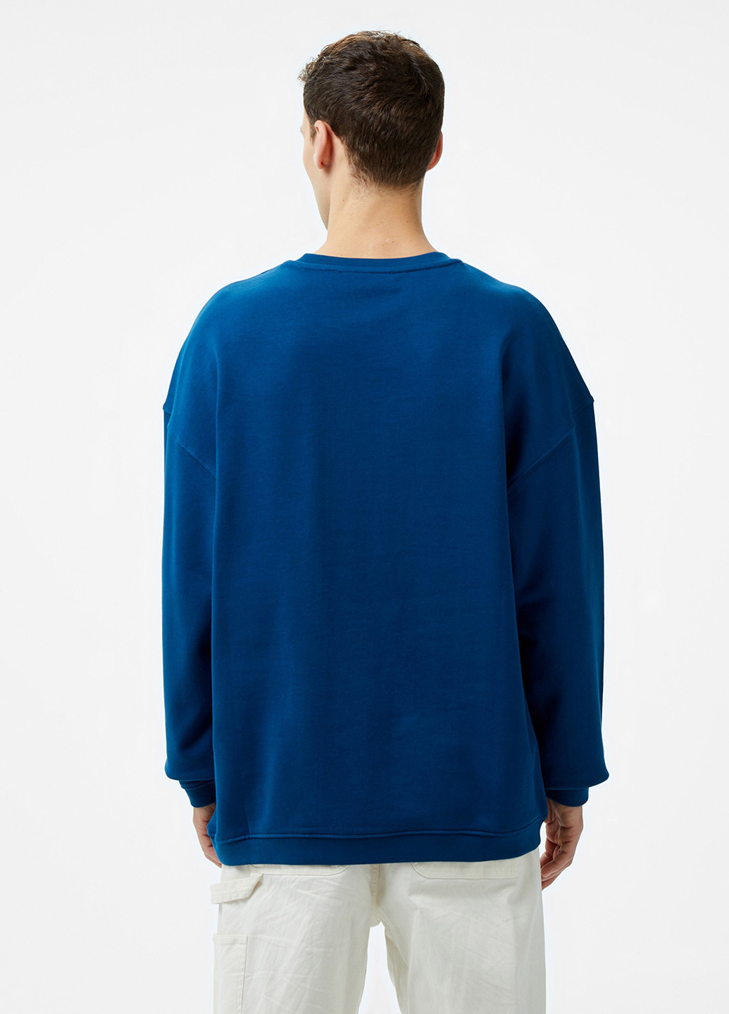 Темно-синий свитшот Les Benjamins однотонный вышивка (329058551)