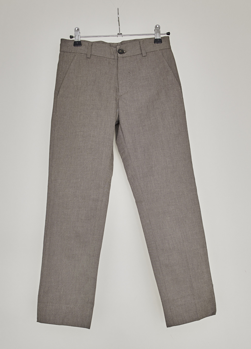 Серо-коричневые классические демисезонные брюки прямые Antony Morato