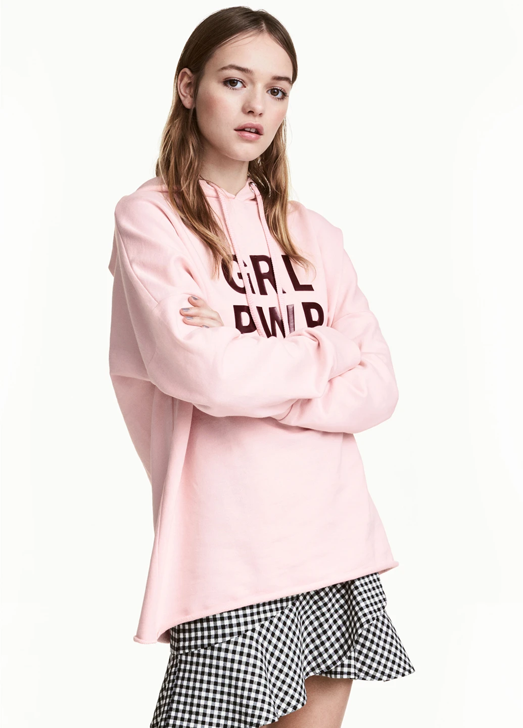 Черная кэжуал юбка H&M мини