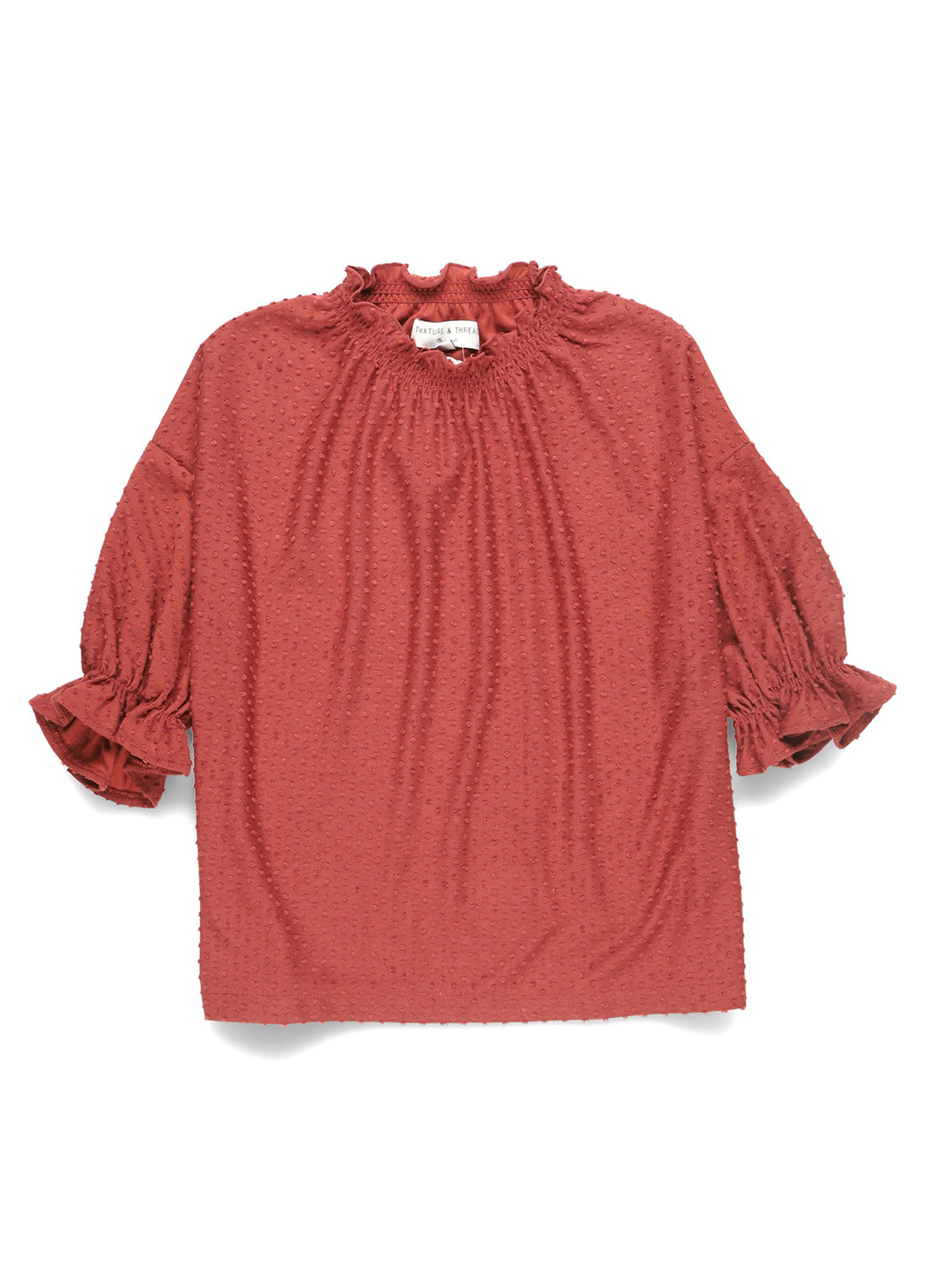 Терракотовая блуза Madewell