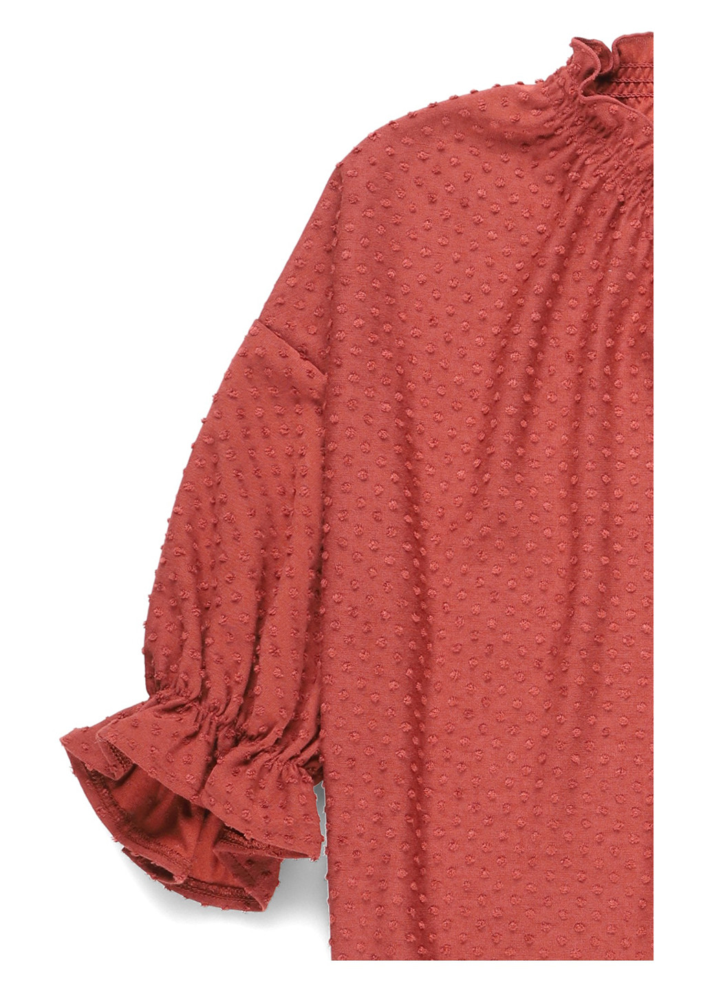 Терракотовая блуза Madewell