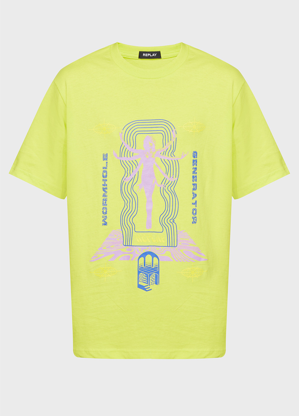 Салатова футболка Replay