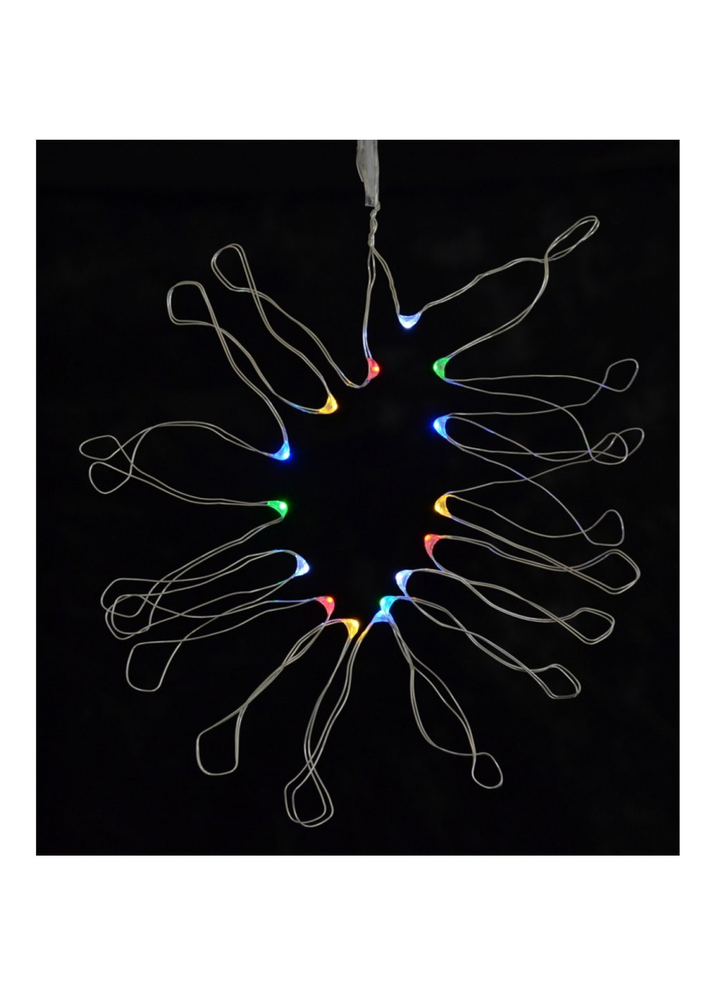 Гірлянда LED 15 ламп RGB 1,6 м (801116) YES! Fun (254593556)