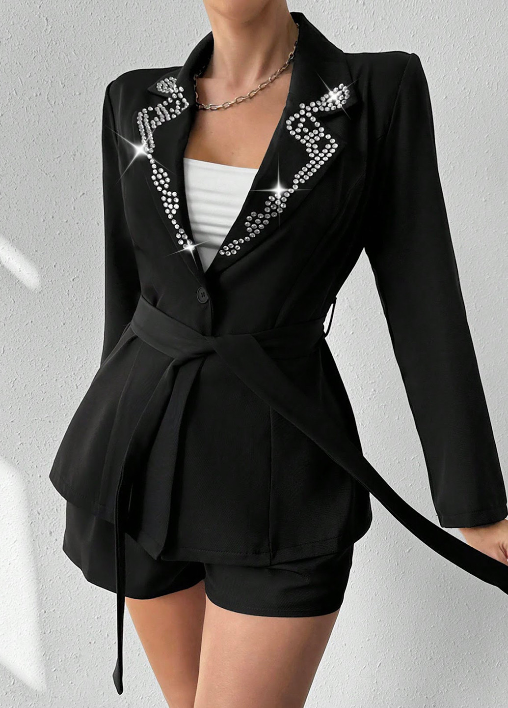 Костюм (жакет, шорты) SHEIN (330749676)