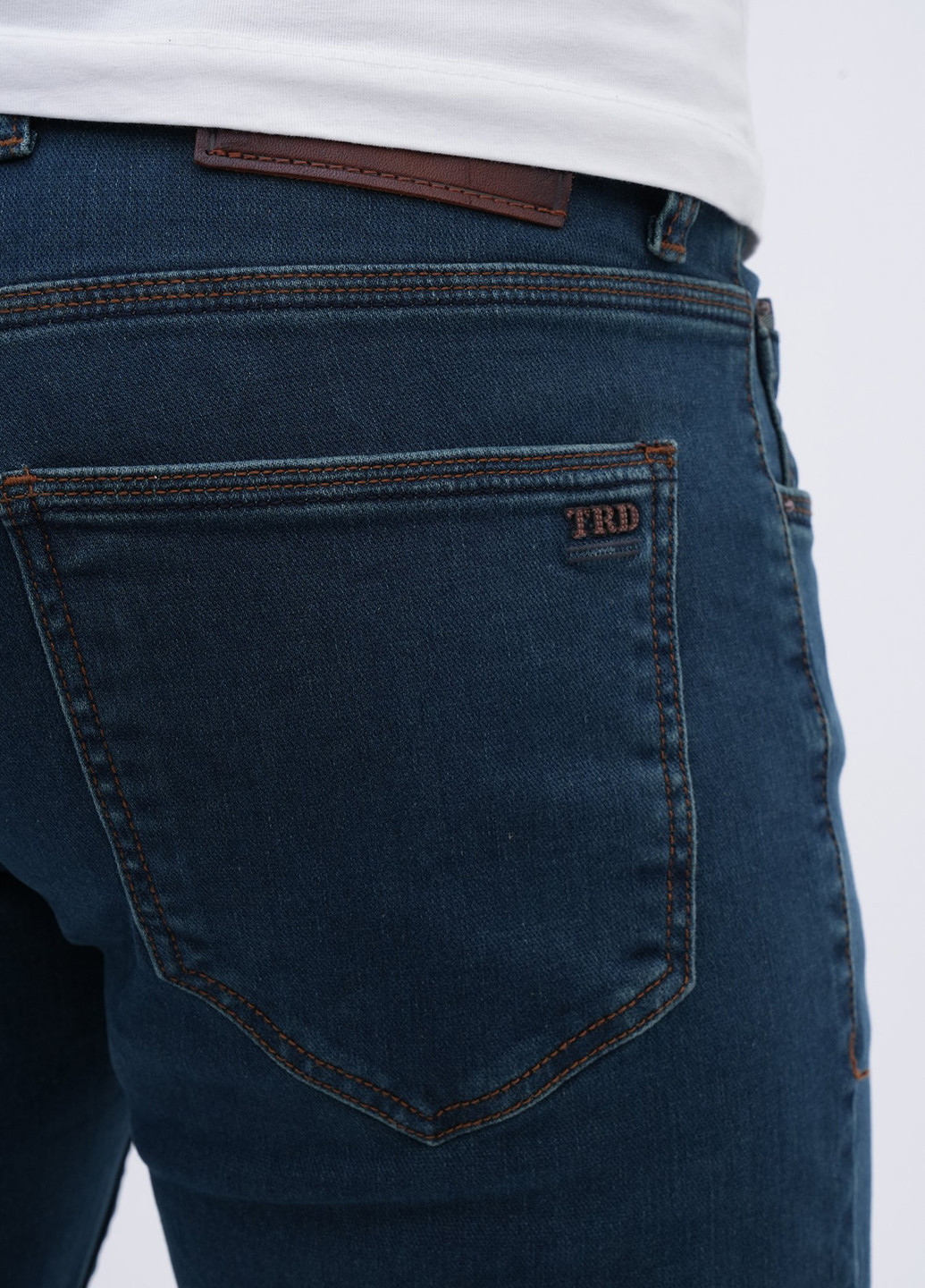 Морской волны демисезонные слим джинсы Trend Collection