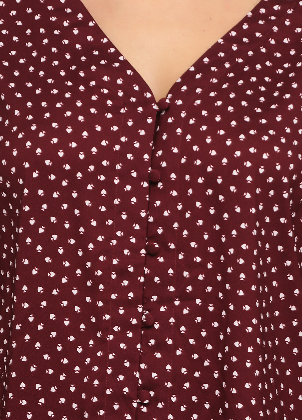 Бордовая демисезонная блуза Ann Taylor