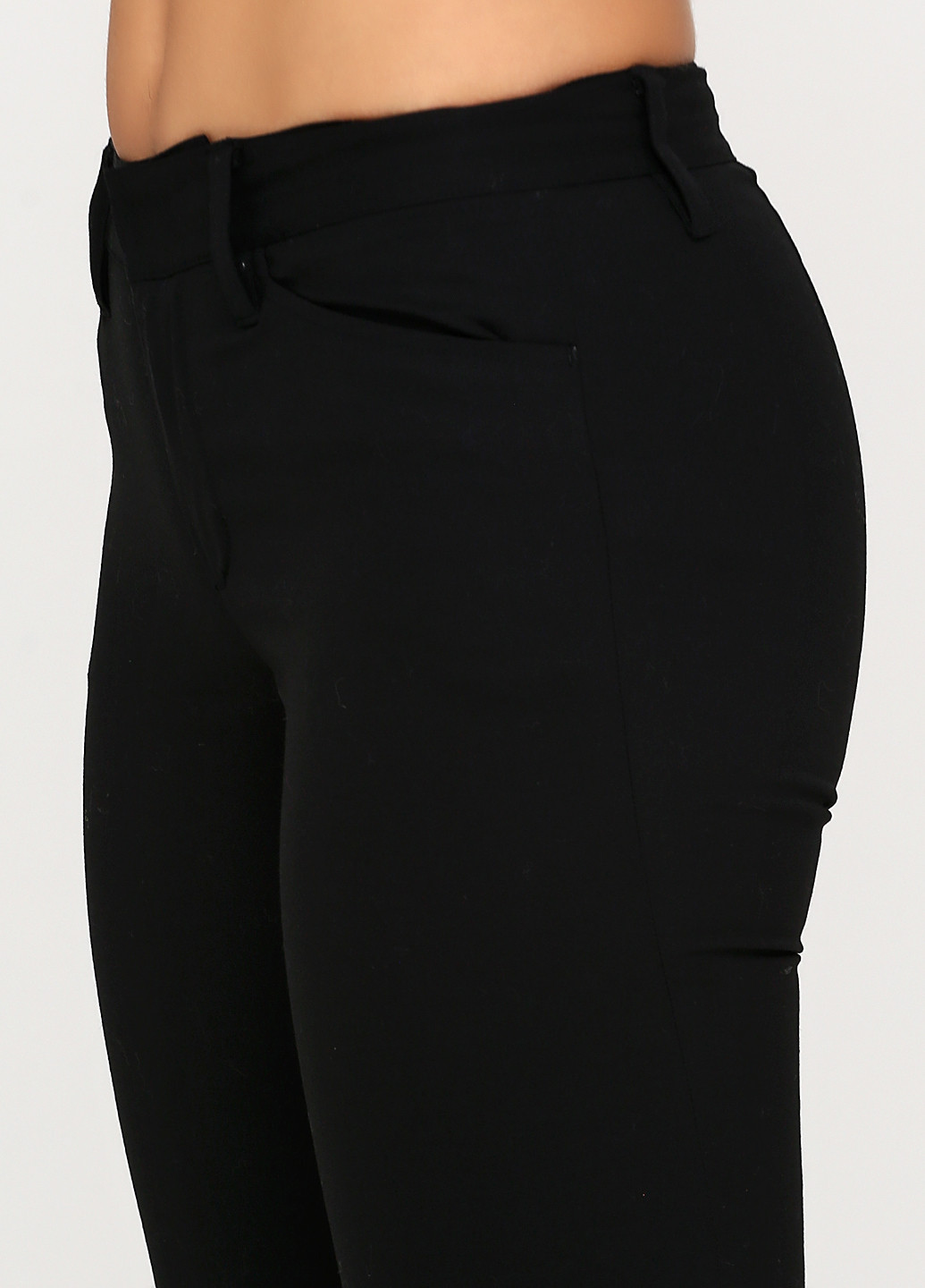 Черные классические демисезонные зауженные брюки Ralph Lauren