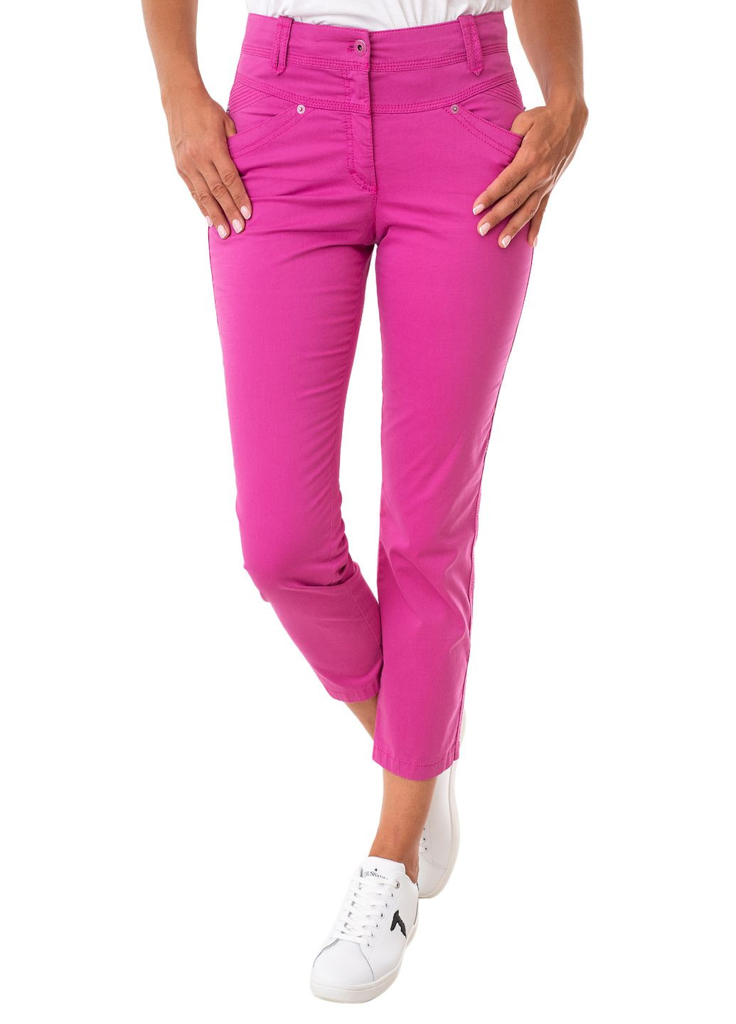 Розовые кэжуал летние брюки Apanage