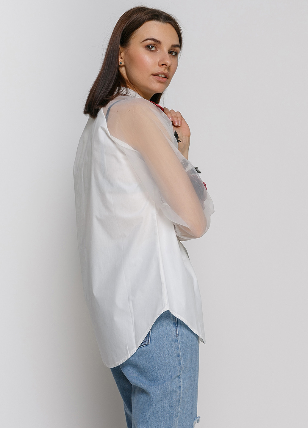 Біла блуза Yuchenfashion