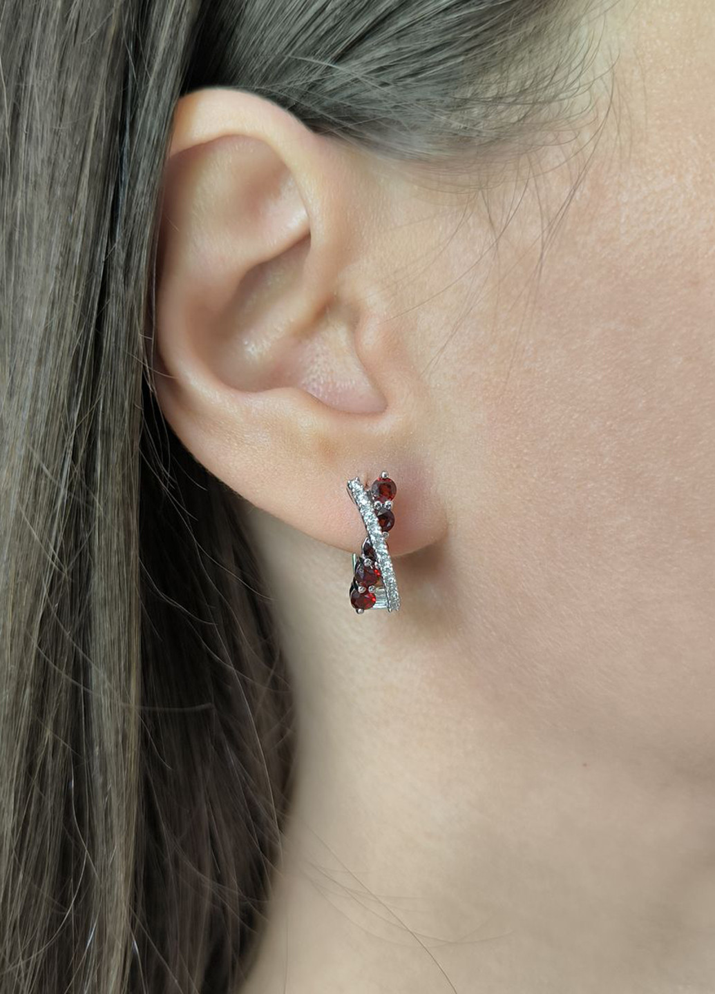 Сережки Silver Flame (354214473)