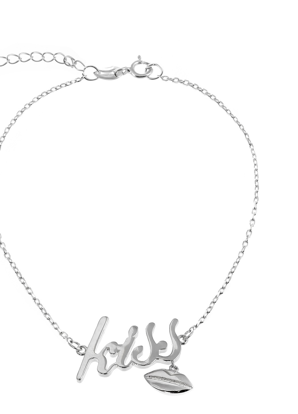 Браслет, серебро "Kiss" Silvex925 (223333683)