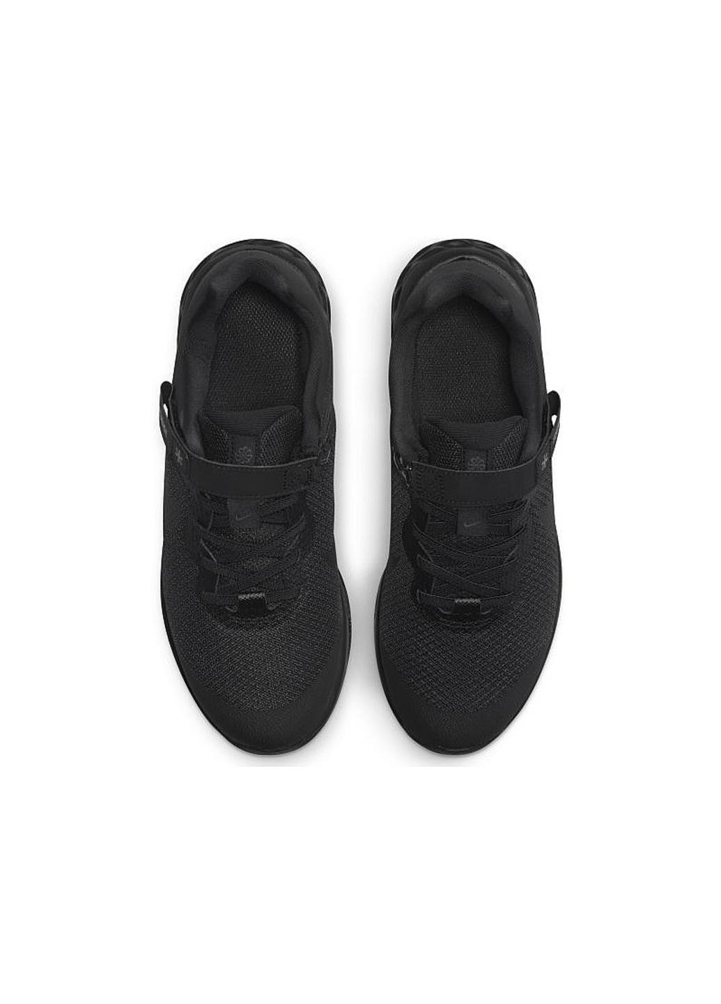 Кросівки REVOLUTION 6 FLYEASE NN (GS) DD1113-001 Nike REVOLUTION 6 FLYEASE NN (GS) чорні демісезони (317279505)