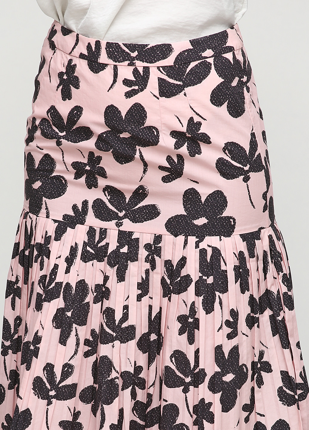 Розовая кэжуал цветочной расцветки юбка Marni