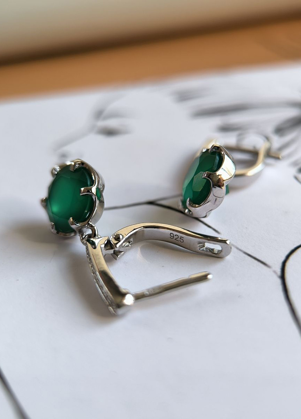 Сережки Silver Flame (354214695)