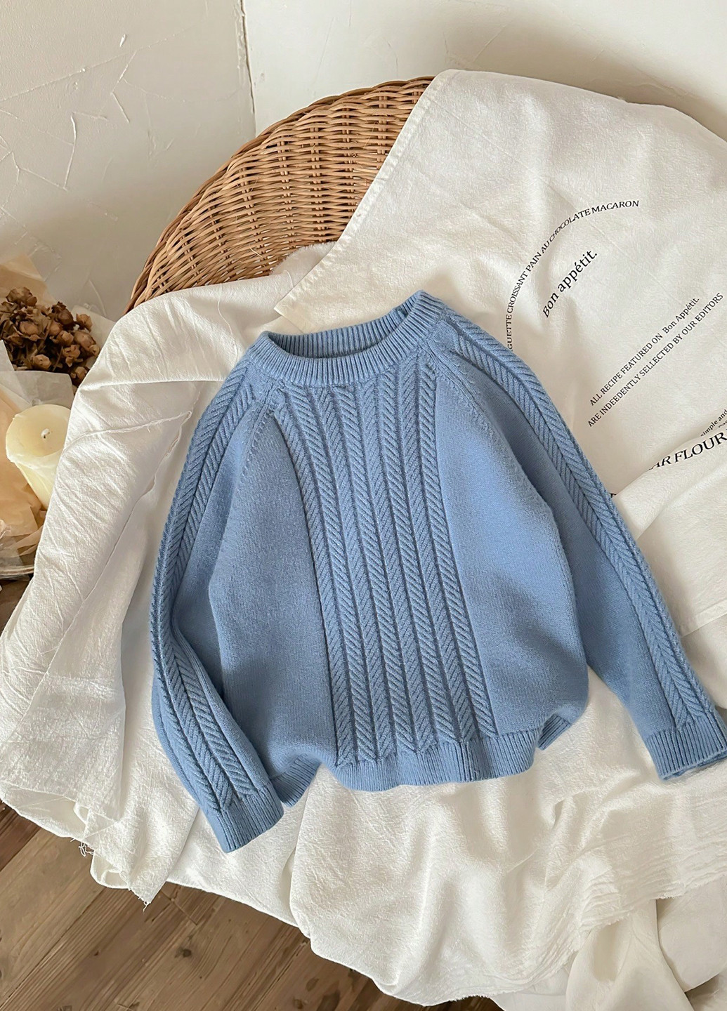 Голубой демисезонный джемпер джемпер SHEIN