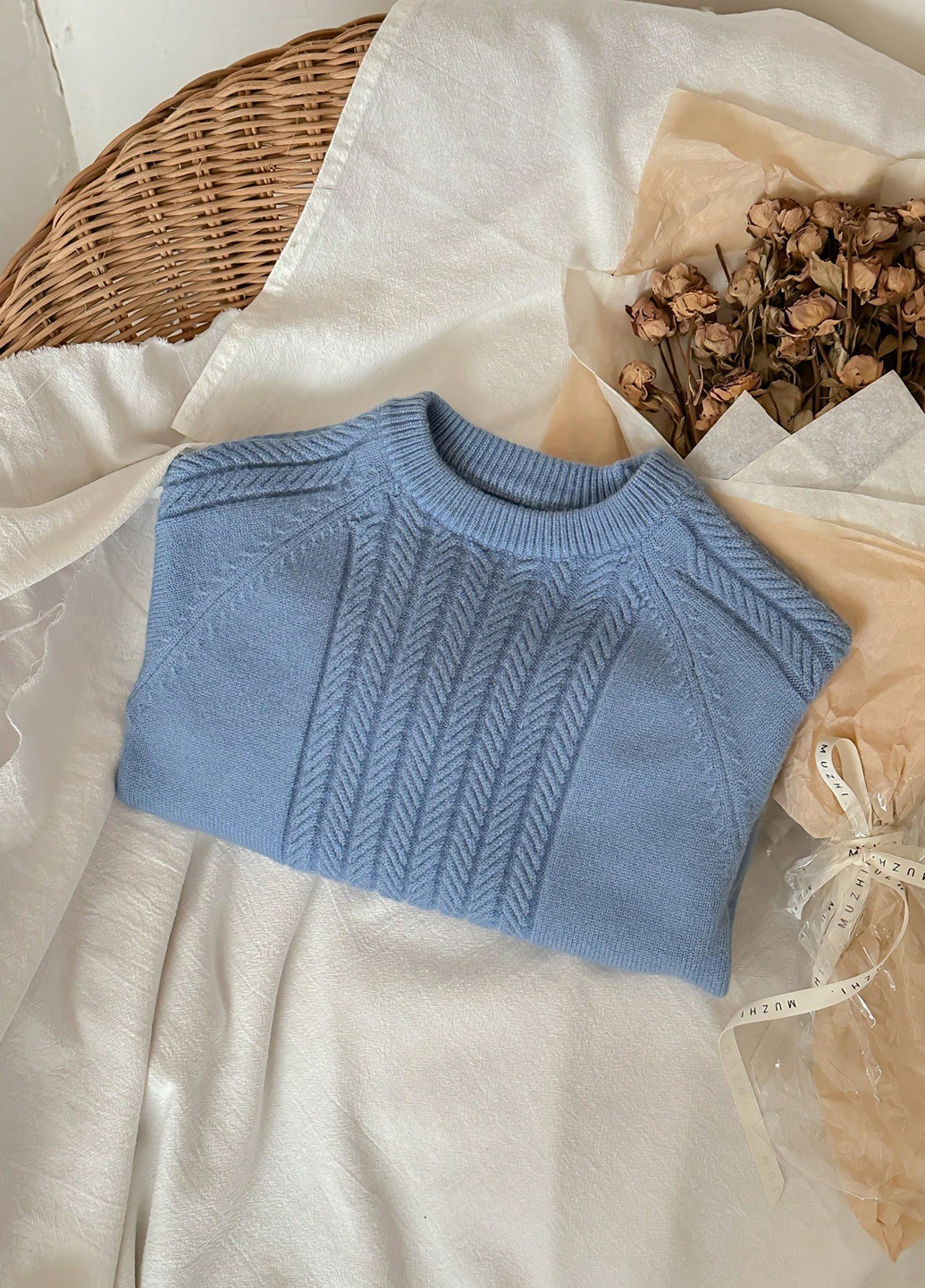 Голубой демисезонный джемпер джемпер SHEIN