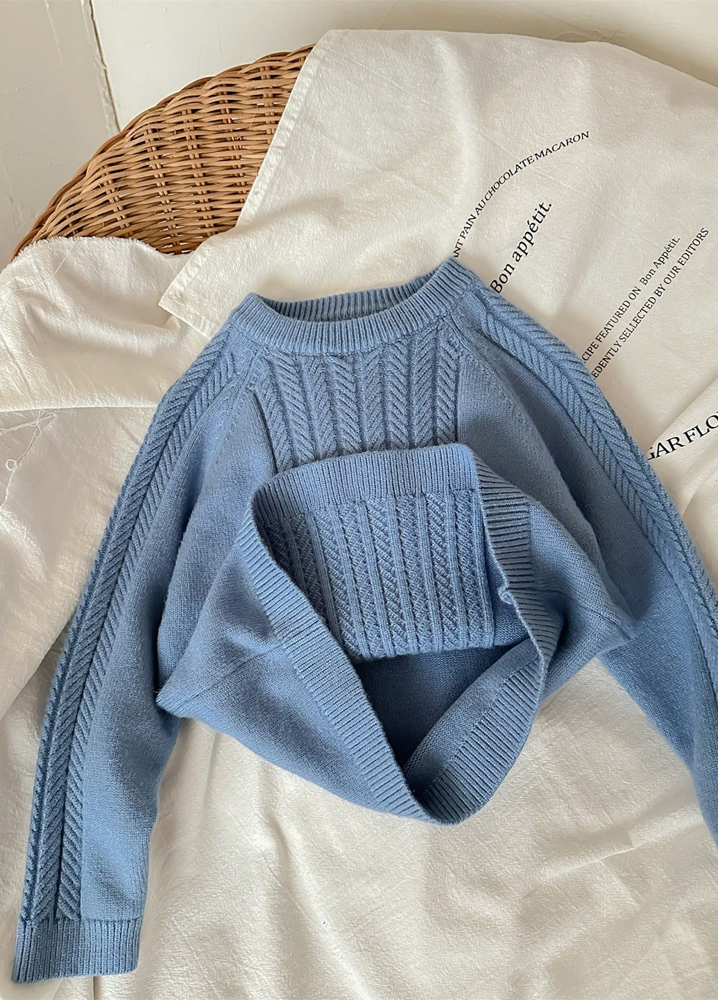 Голубой демисезонный джемпер джемпер SHEIN