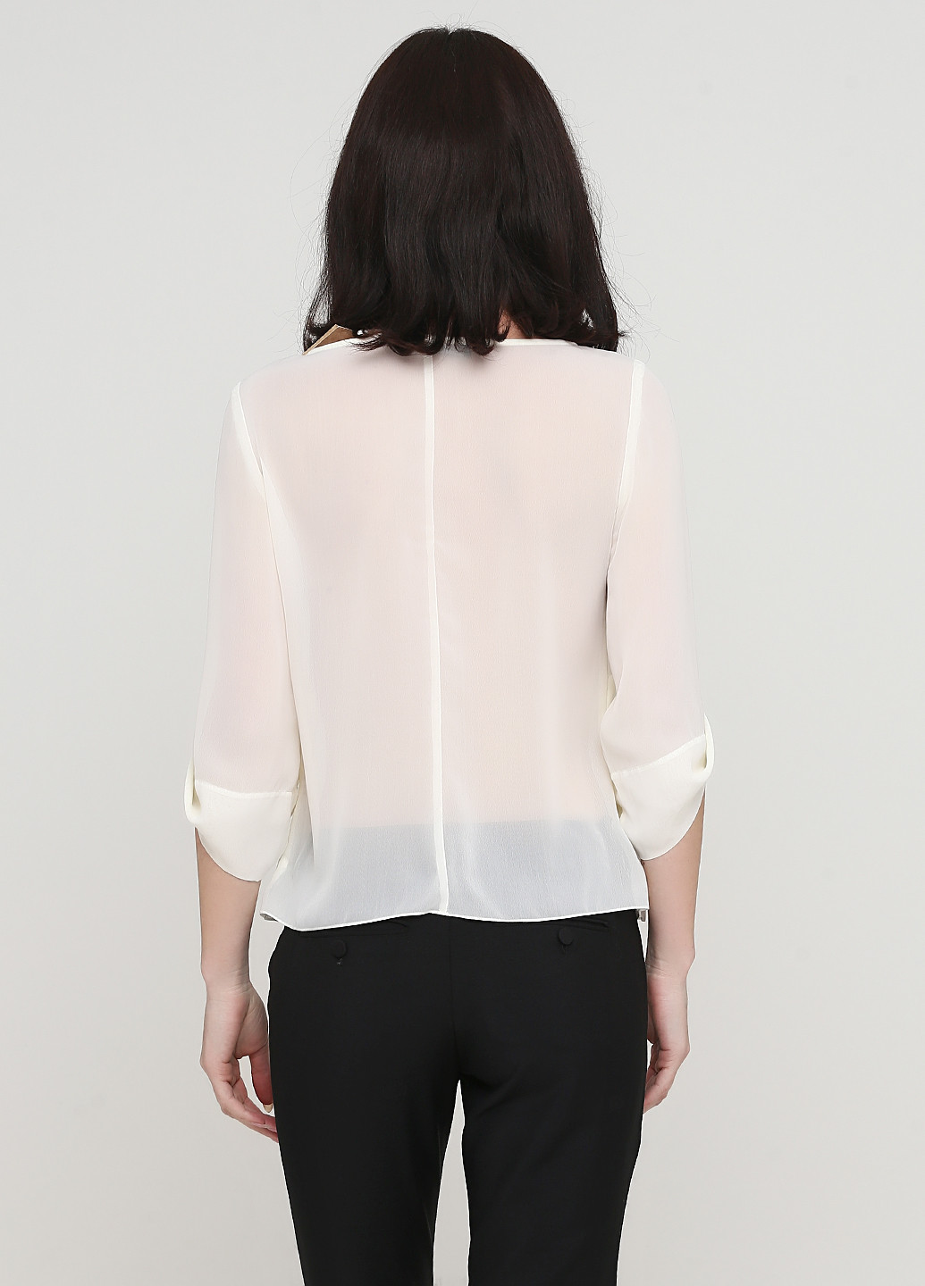 Молочная демисезонная блуза Olga Shyrai for PUBLIC&PRIVATE