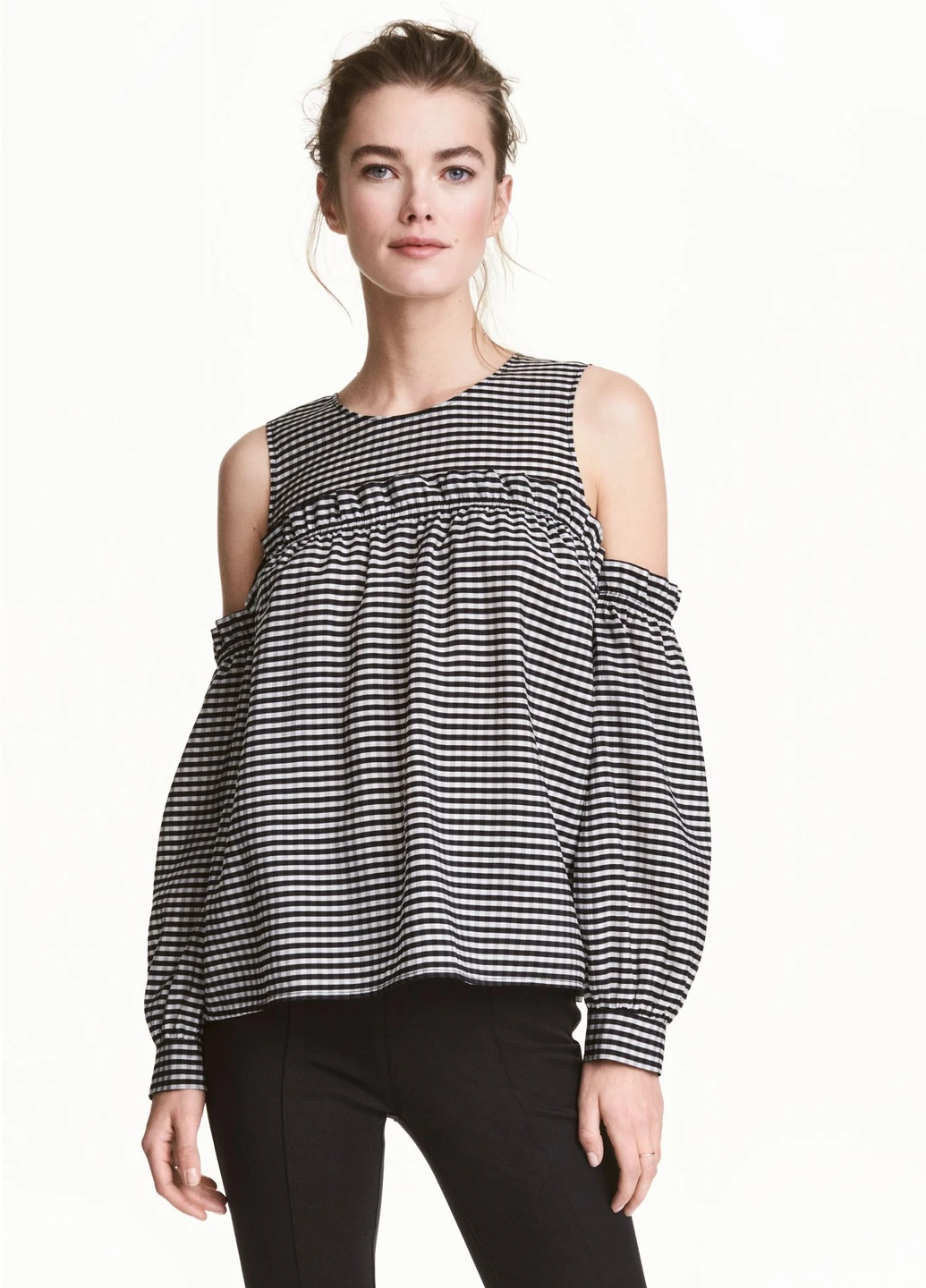 Чёрная блуза H&M