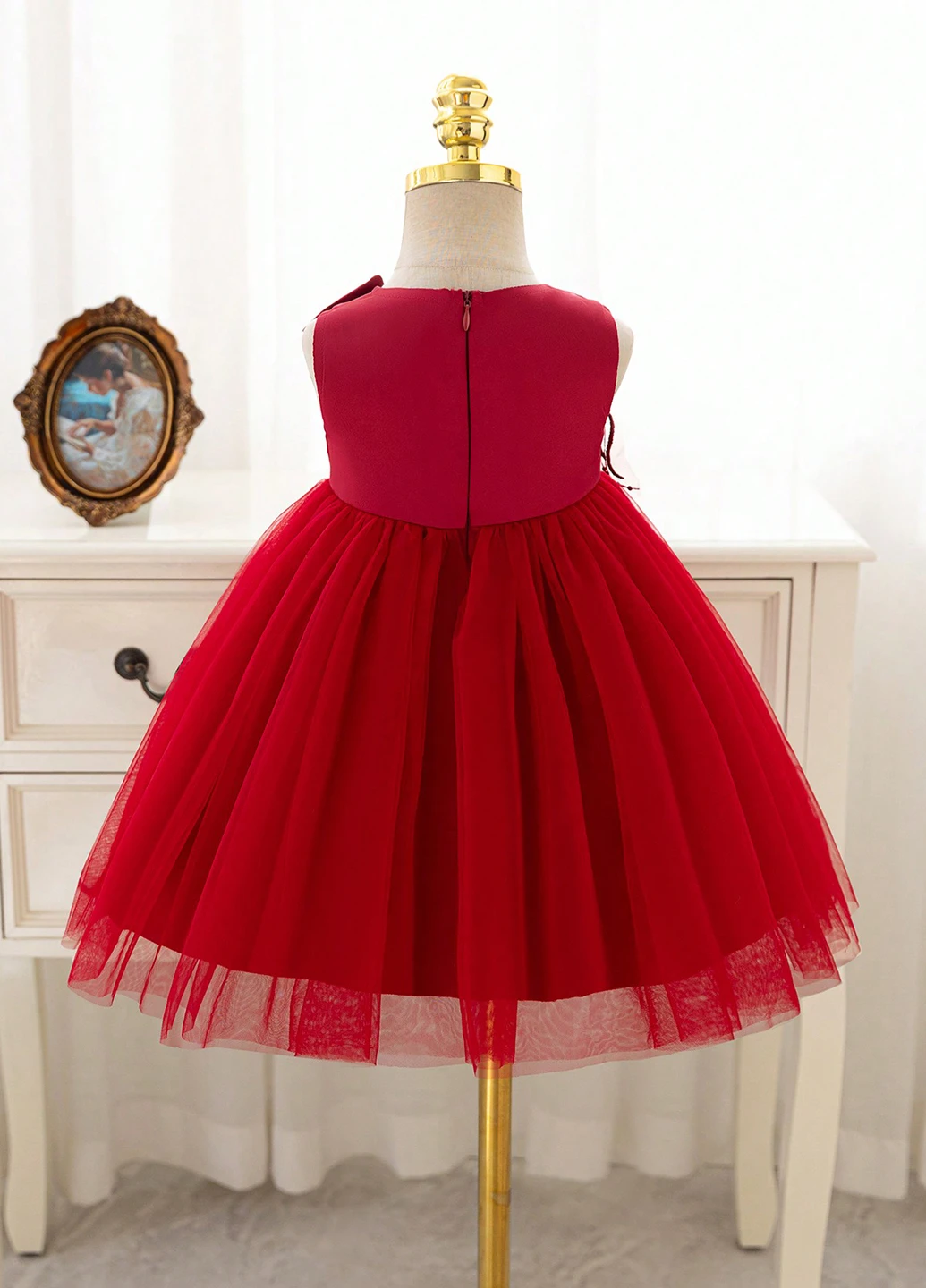 Вишнева сукня SHEIN (342063337)