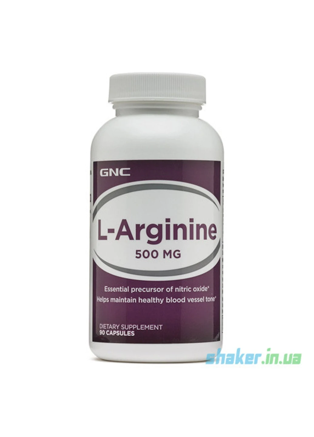 Л-Аргінін L-Arginine 500 (90 капсул) GNC (255363094)
