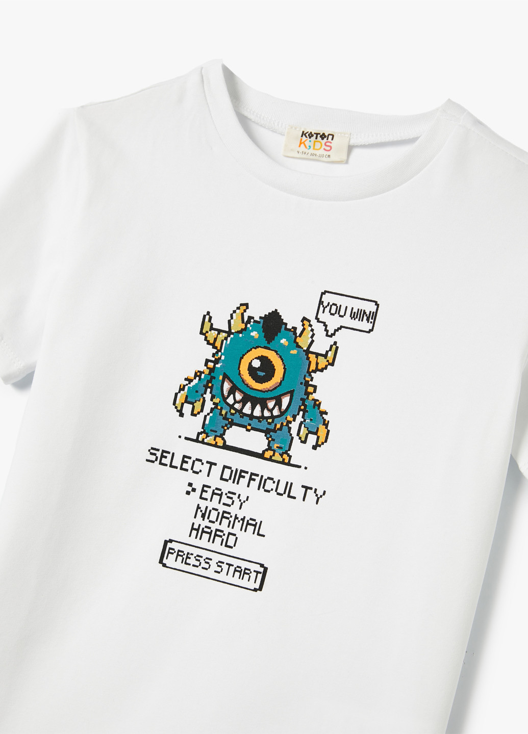 Белая летняя футболка KOTON