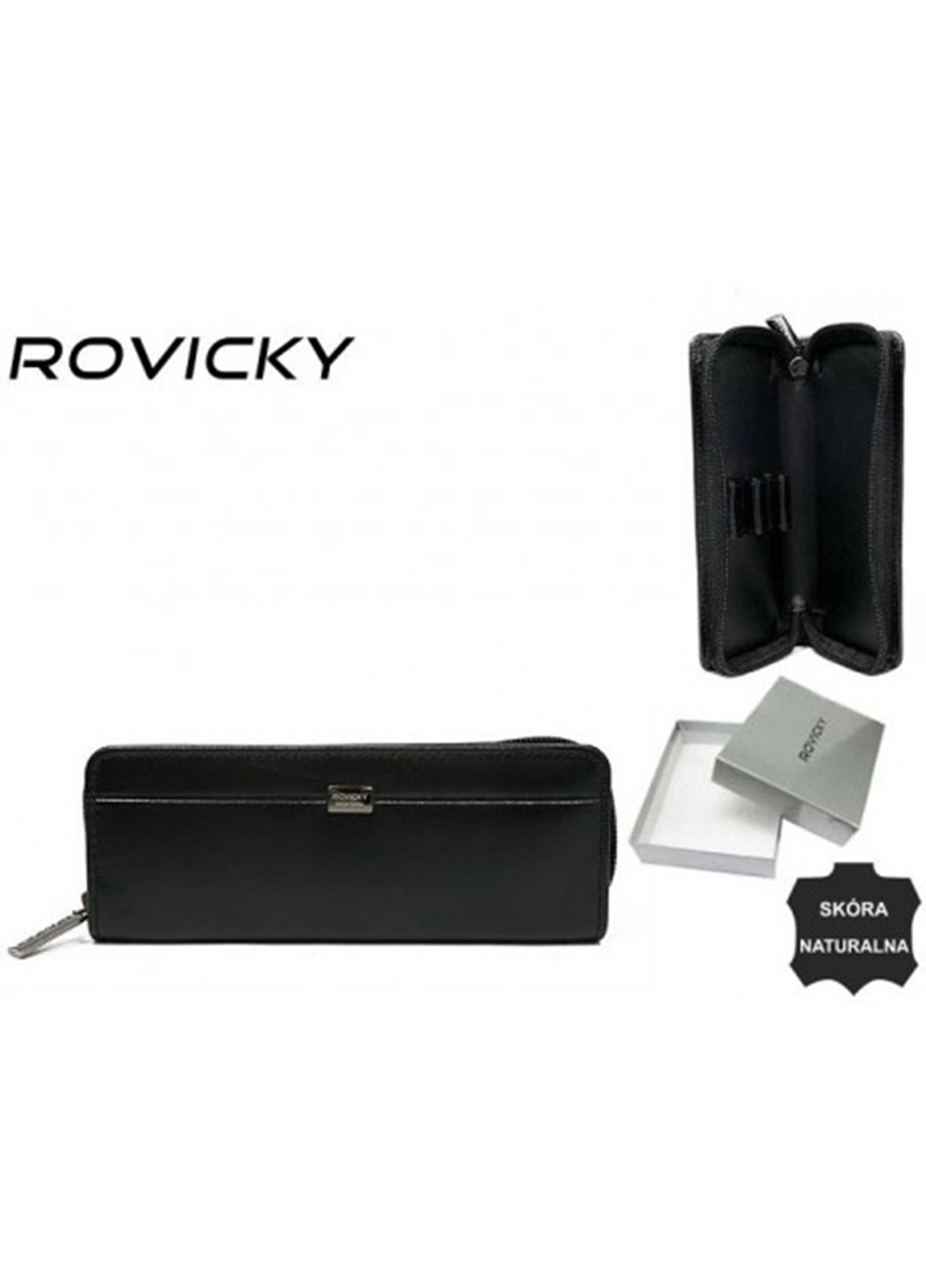 Футляр для ручек кожаный на молнии LI-2571-ASL Black Rovicky (220746450)
