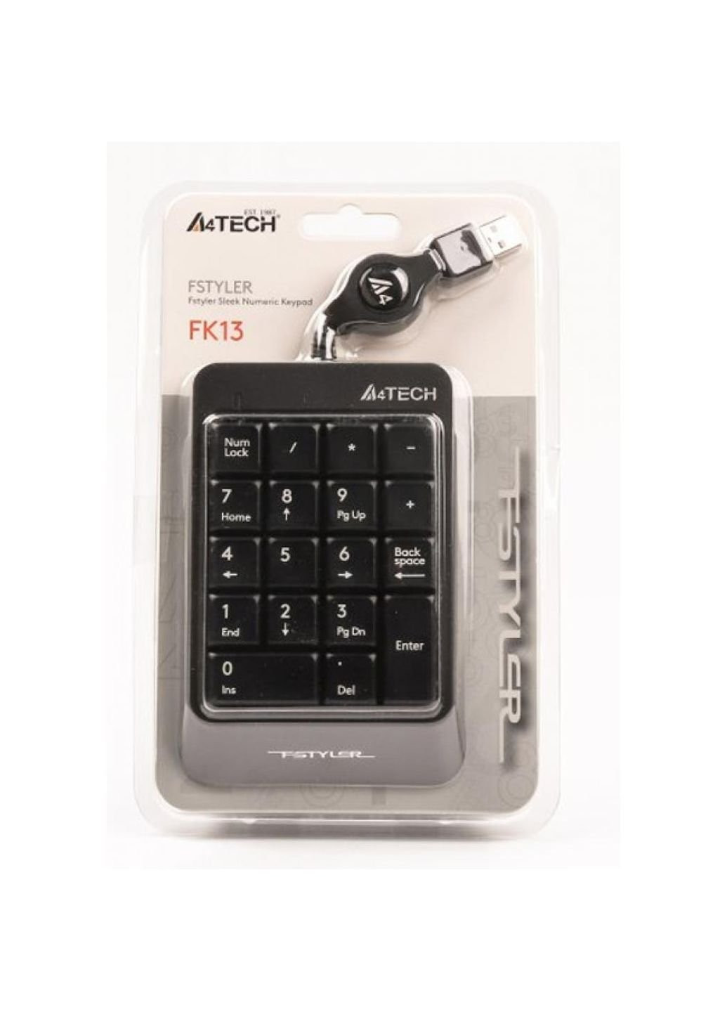 Клавіатура A4Tech fk13 grey (253546126)