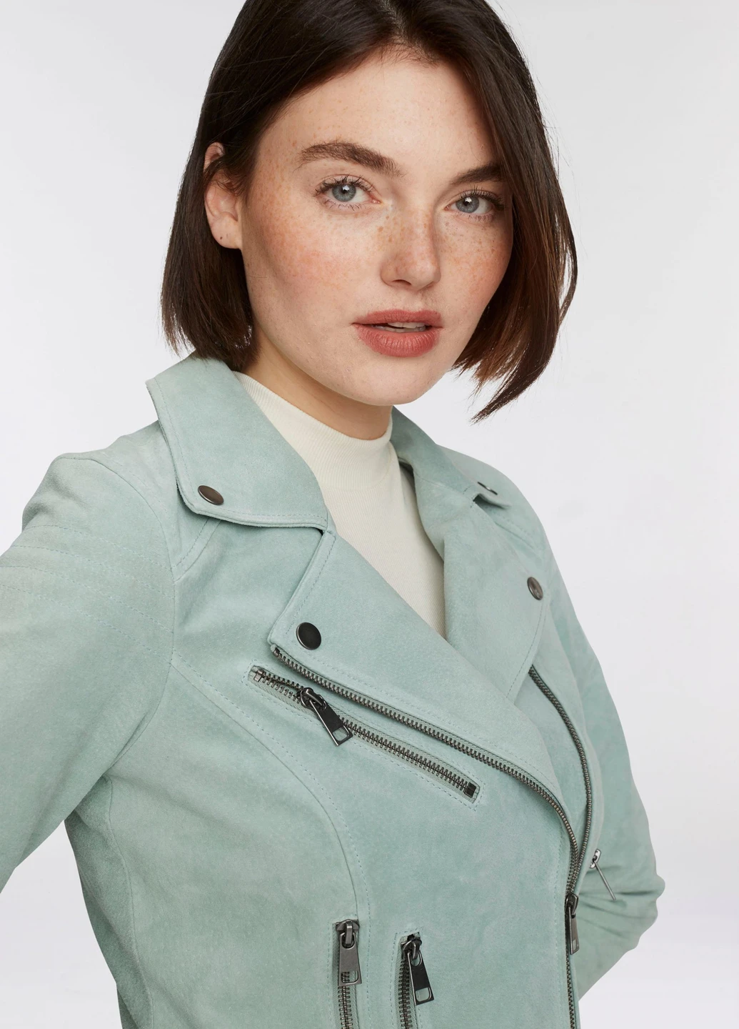 Мятная демисезонная куртка Vero Moda