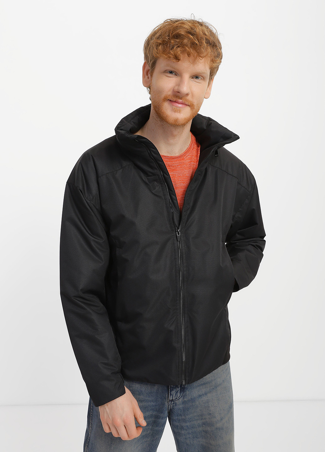 Чорна демісезонна куртка Braska ADK-1/301