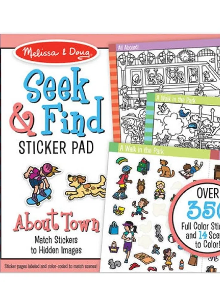 Набір для творчості Melissa & Doug Знайди і наклей наклейку Навколо міста (MD30150) Melissa&Doug (202374559)