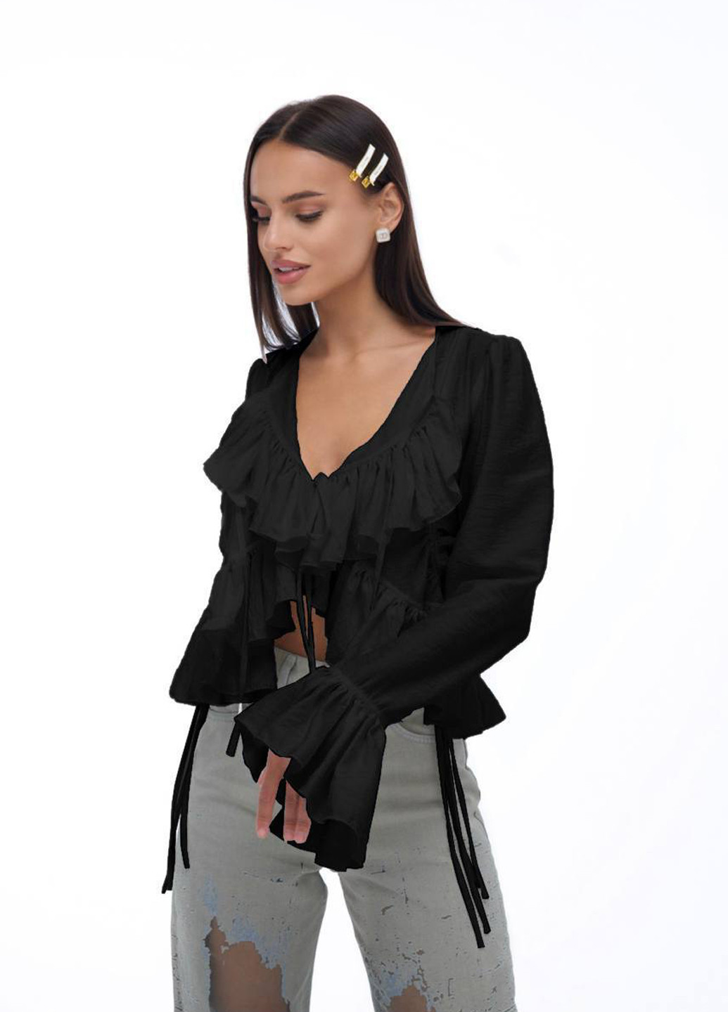 Чёрная блуза Fashion