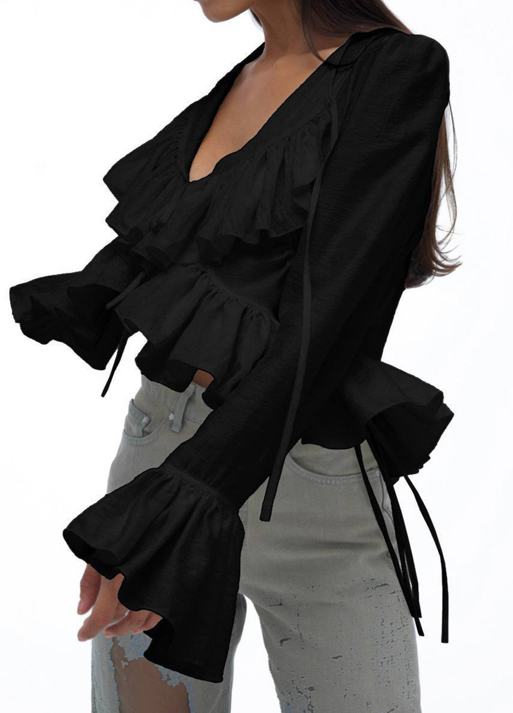 Чёрная блуза Fashion