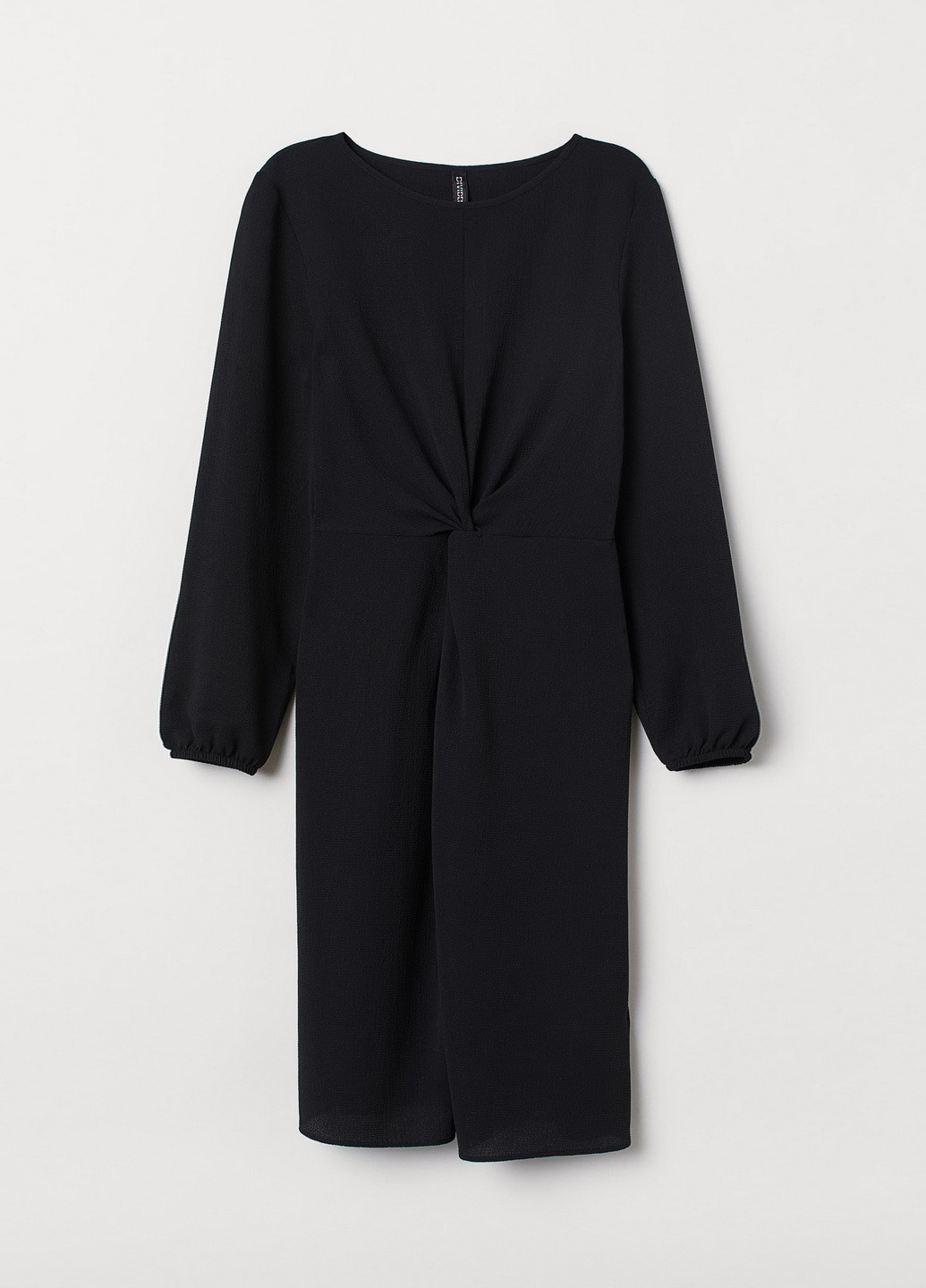 Черное кэжуал платье H&M однотонное