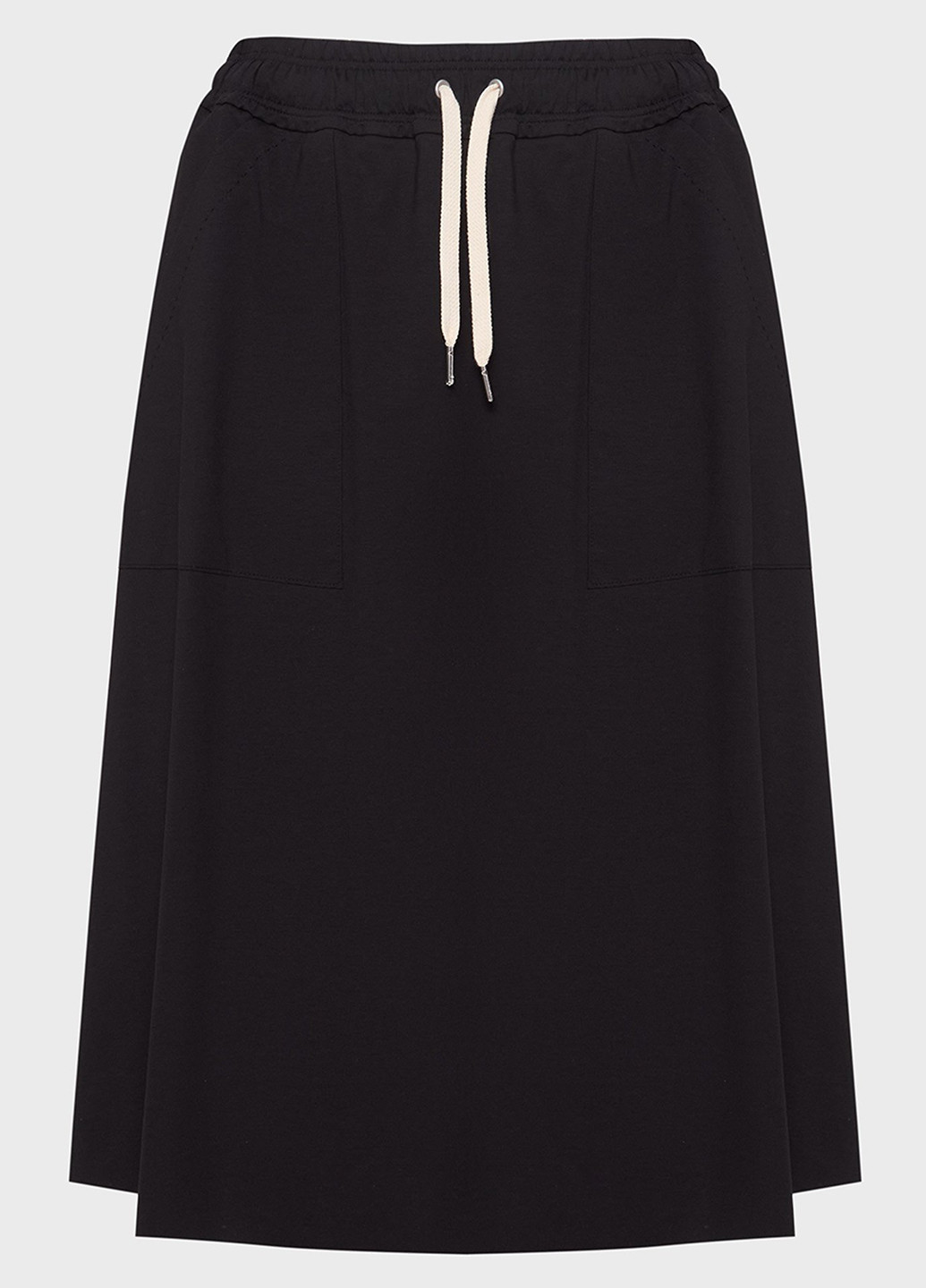 Черная кэжуал однотонная юбка Drykorn а-силуэта (трапеция)