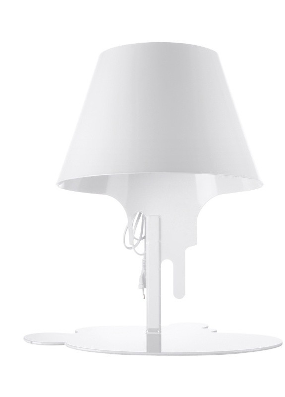 Настольная лампа в современном стиле с абажуром BL-314T/1 E27 WH Brille (253881677)